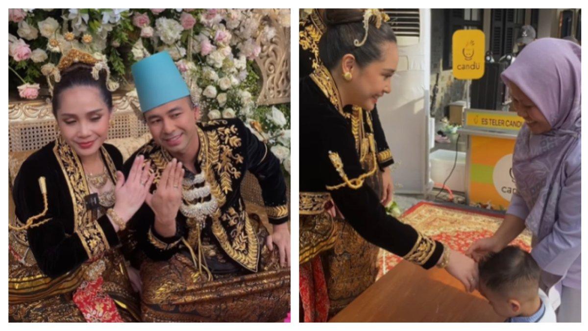 Raffi dan Gigi merayakan ulang tahun pernikahan dengan menikah lagi, Rayyanza datang