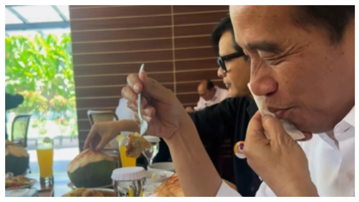 Kebersamaan Raffi dan rekan artis saat makan bersama Presiden Jokowi.