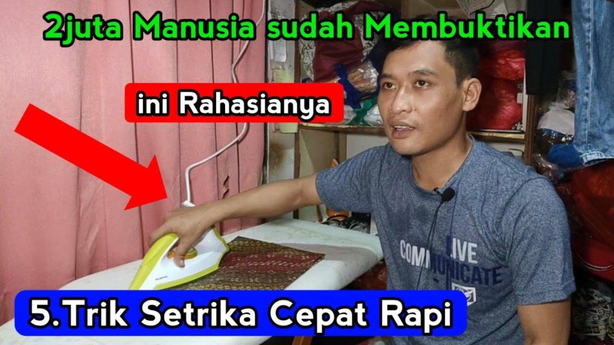 Rahasia menyetrika ternyata ada rahasianya agar hemat listrik dan cepat rapi.
