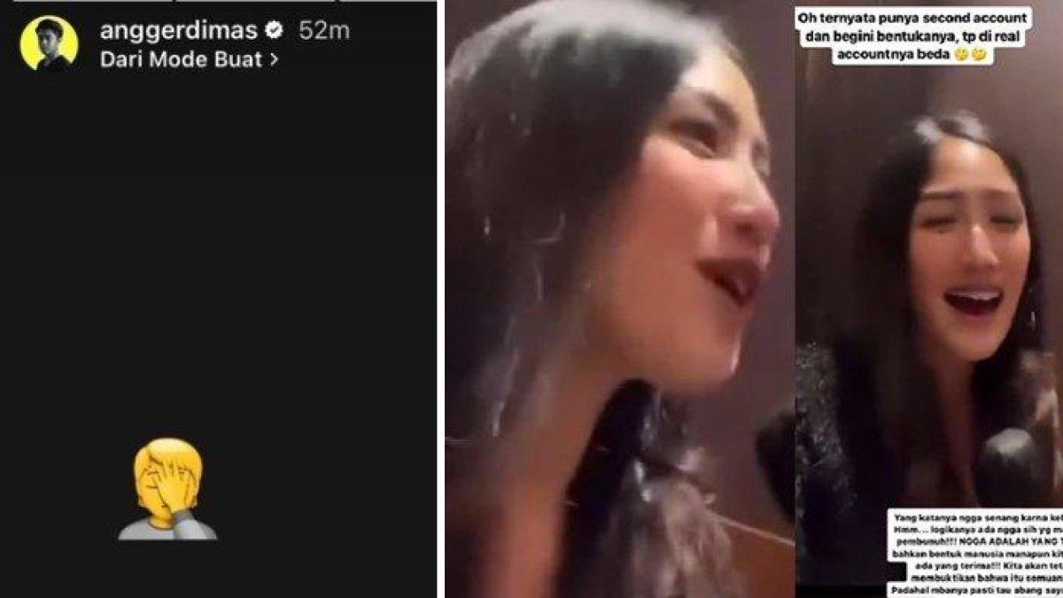Reaksi Angger Dimas pasca video karaoke Tamara Tyasmara heboh.