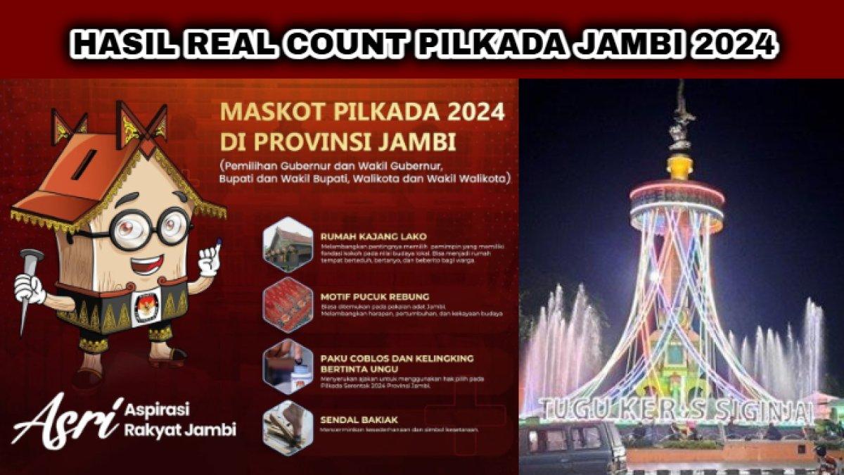 Real Count Pilkada 2024 di Jambi mulai dari provinsi hingga kota maupun kabupaten yang berlangsung sengit