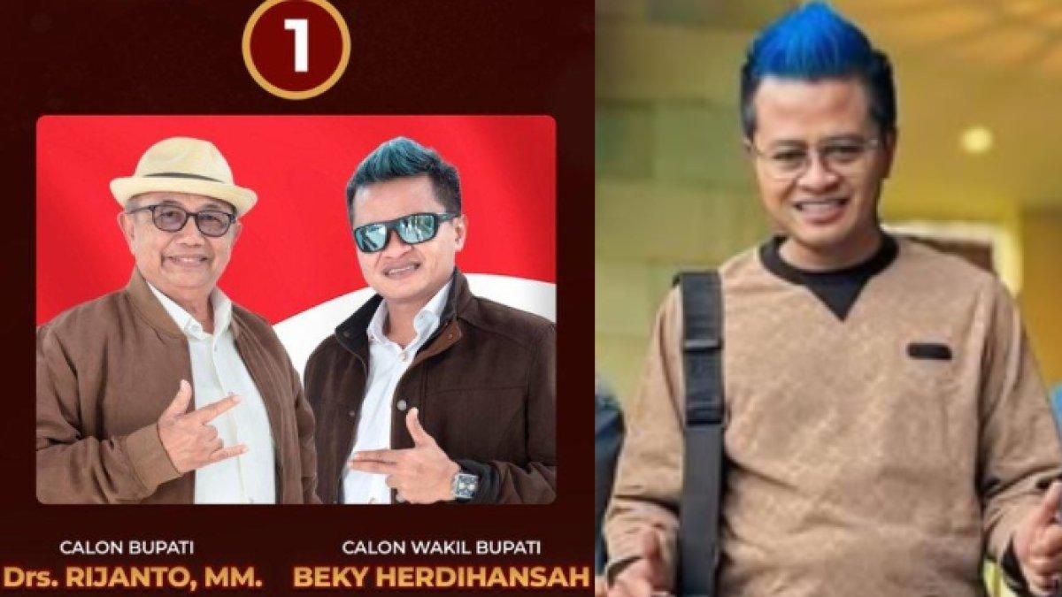 Rekam jejak Beky Hendriansyah, anak tukang ojek yang baru saja meraup suara tertinggi di Pemilihan Kepala Daerah (Pilkada) Blitar 2024.