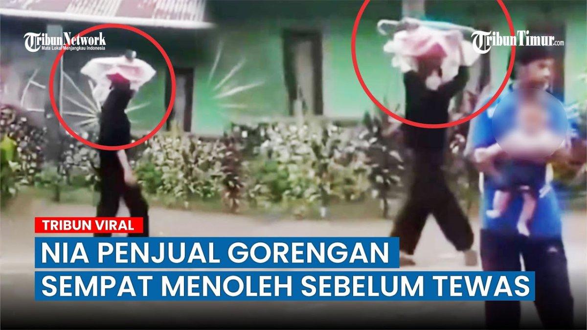 Rekaman terakhir Nia penjual gorengan sebelum ditemukan meninggal