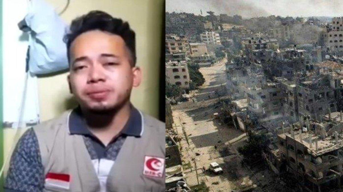 Relawan dari Medical Emergency Rescue Committee (MER-C) Indonesia di Jalur Gaza bernama Fikri (foto kiri) menceritakan pengalaman yang tak terlupakan. Tepatnya di kamar mayat RS Indonesia di Gaza, Fikri sempat mencium wangi dari salah satu jenazah warga Palestina korban pengebom Israel.