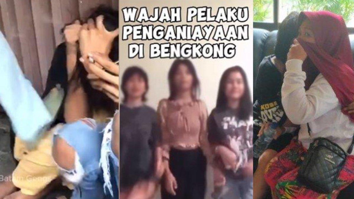 Remaja putri pelaku bully di Batam menangis saat diamankan polisi