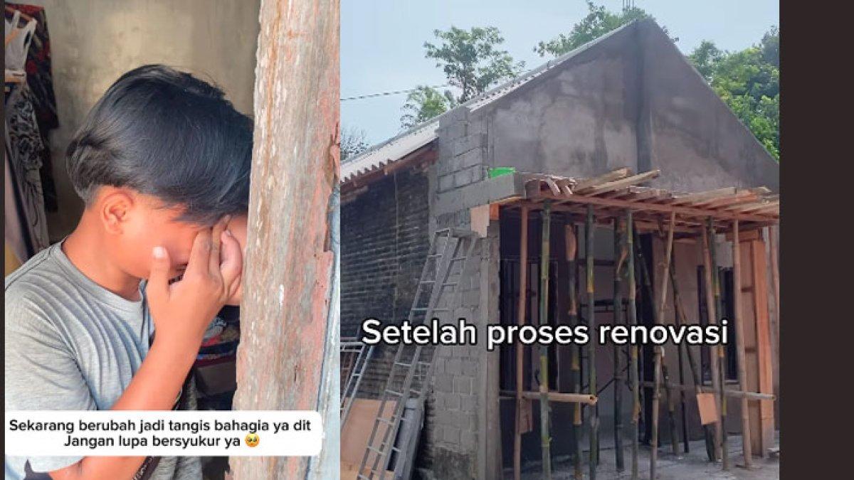 Renovasi rumah Adit bocah rawat orangtua yang menderita stroke
