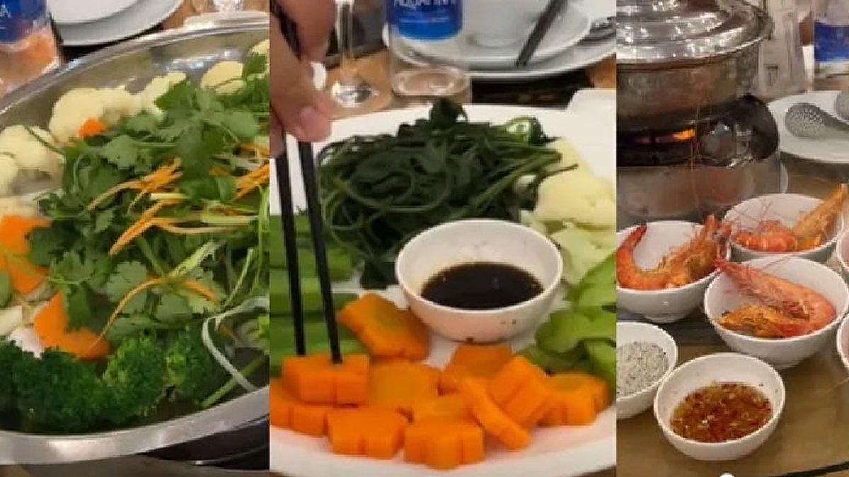Resepsi unik sajikan makanan kukus dan rebus, terlihat hambar