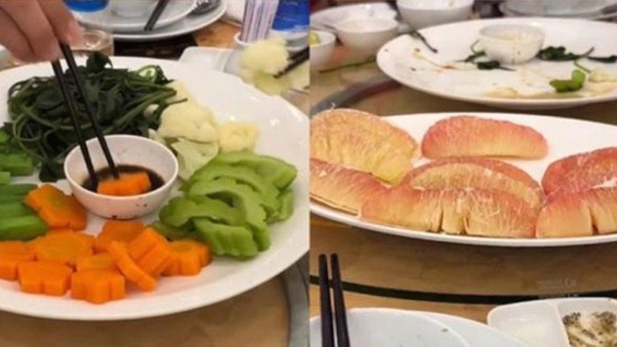 Resepsi unik sajikan makanan kukus dan rebus, terlihat hambar