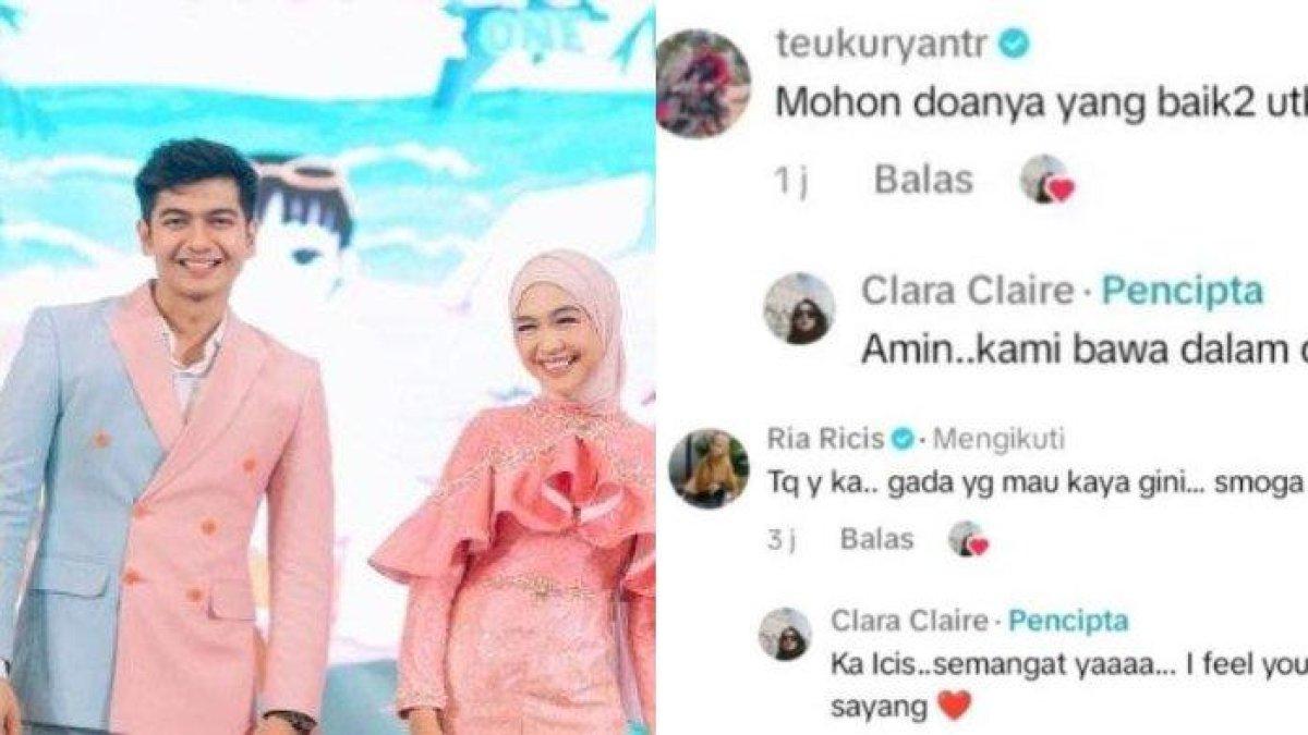Ria Ricis dan Tueku Ryan memberikan respons berbeda terkait kabar perceraian mereka.