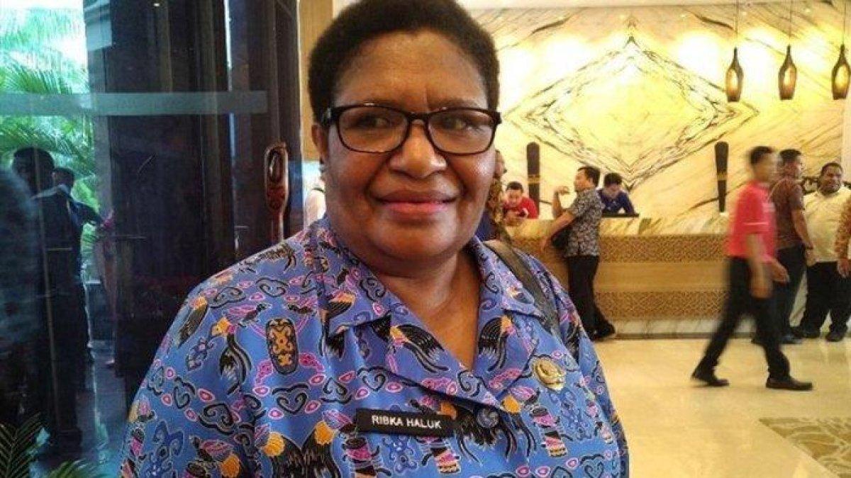 Ribka Haluk resmi dilantik menjadi Pj Gubernur Papua Tengah, Jumat (11/11/2022)