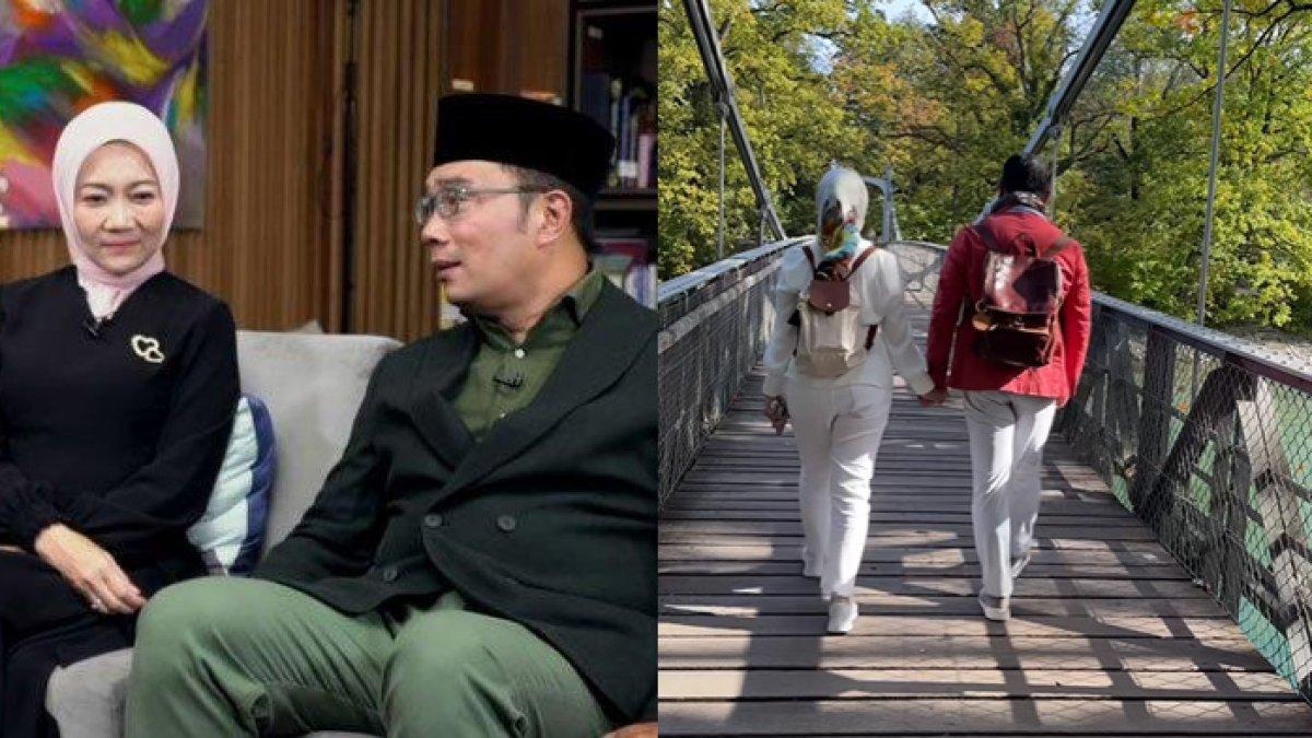 Ridwan Kamil dan Atalia Praratya kunjungi Sungai Aare, kenang kepergian Eril
