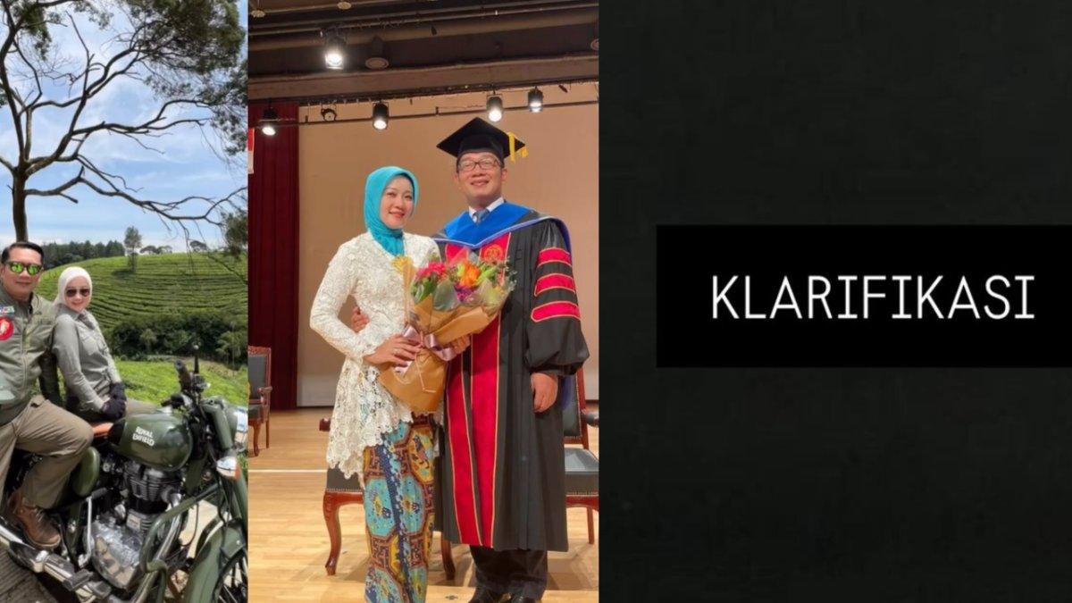 RIDWAN KAMIL - Capture momen kebersamaan Ridwan Kamil dan Atalia Praratya diambil dari Instagram @ridwan kamil pada Kamis (27/3/2025). Ridwan Kamil diterpa rumor selingkuh, ini klarifikasinya