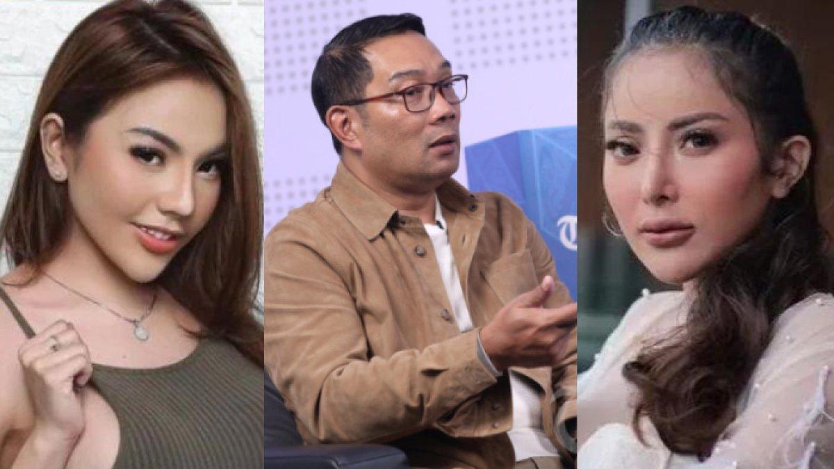 ISU RIDWAN KAMIL,- Ridwan Kamil saat menjawab pertanyaan saat wawancara khusus dengan Tribunnews di Kantor Tribun Network, Jakarta, Selasa (28/5/2024). Ayu Aulia (foto kiri) dan Lisa Mariana (foto kanan). Lisa kini menuduh Ayu Aulia lah yang lebih dulu berhubungan dengan Ridwan Kamil. Sederet fakta baru terkait kejanggalan akta kelahiran anak Lisa Mariana yang dibongkar Ayu Aulia, benarkah anak kandung Ridwan Kamil?