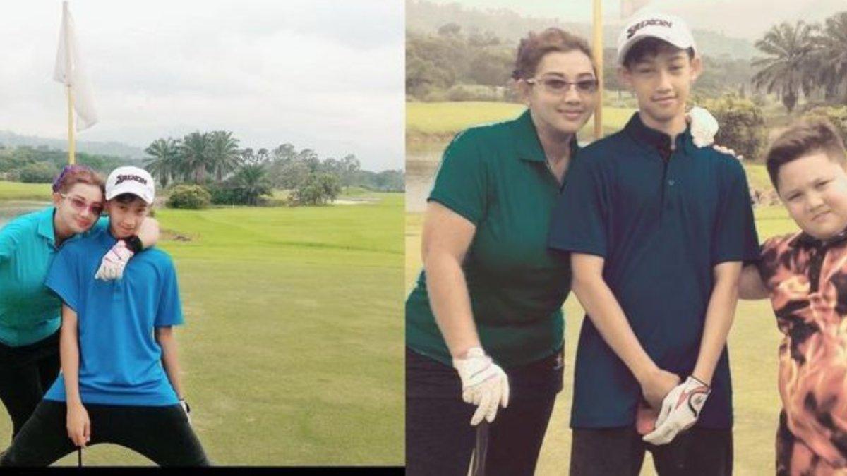 Rika Callebaut hobi main golf.