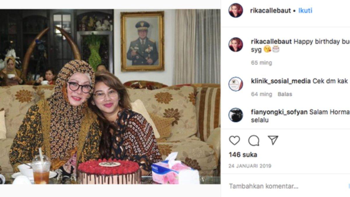 Rika dengan Mbak Tutut