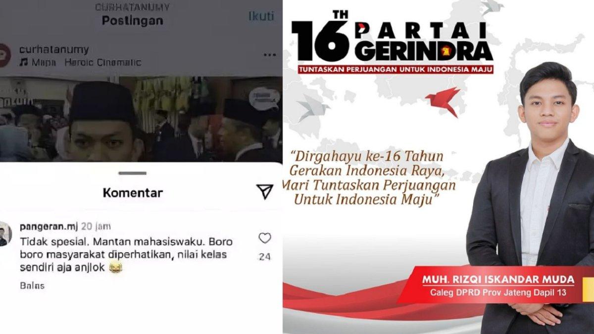 Rizki Iskandar anggota DPRD Jateng termuda dikritik lantaran sering bolos kuliah