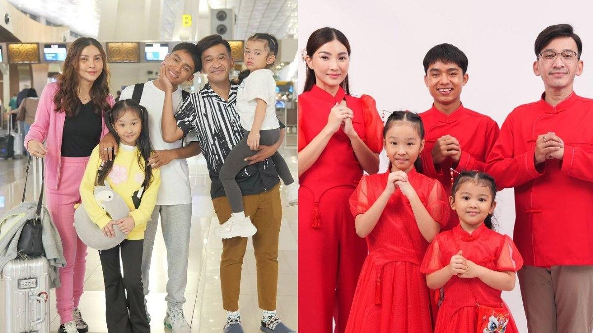 Ruben Onsu, Sarwendah dan anak-anaknya