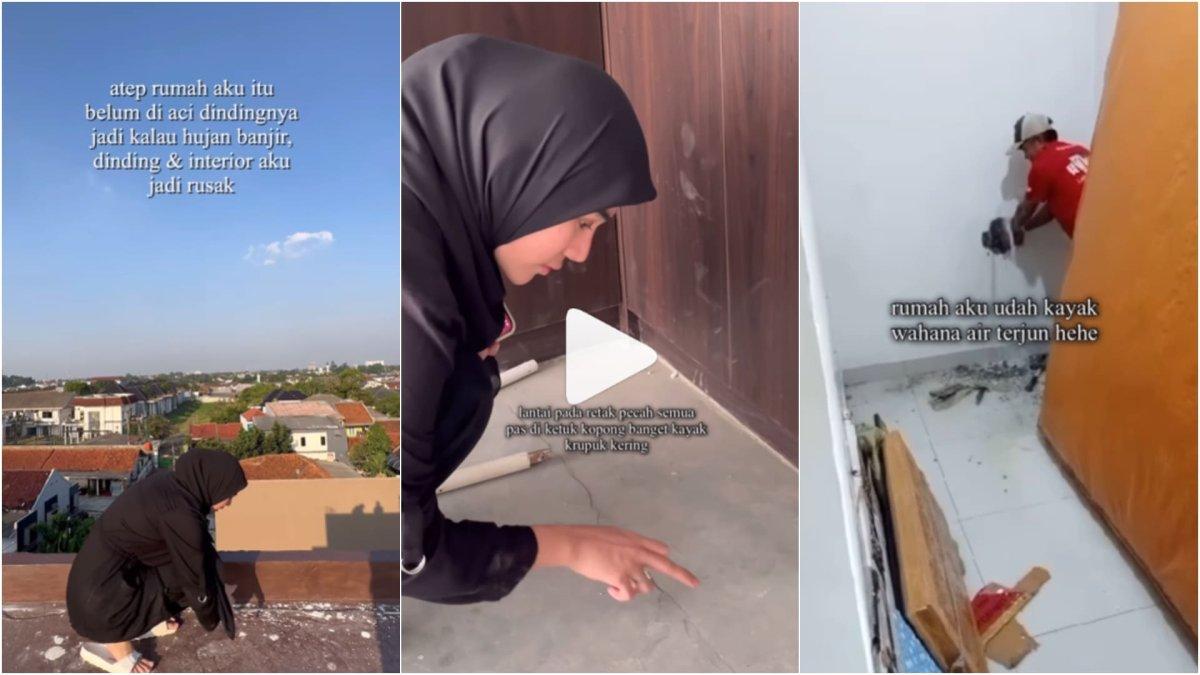 Rumah Clara Shinta 'hancur' gara-gara ulah kontraktor