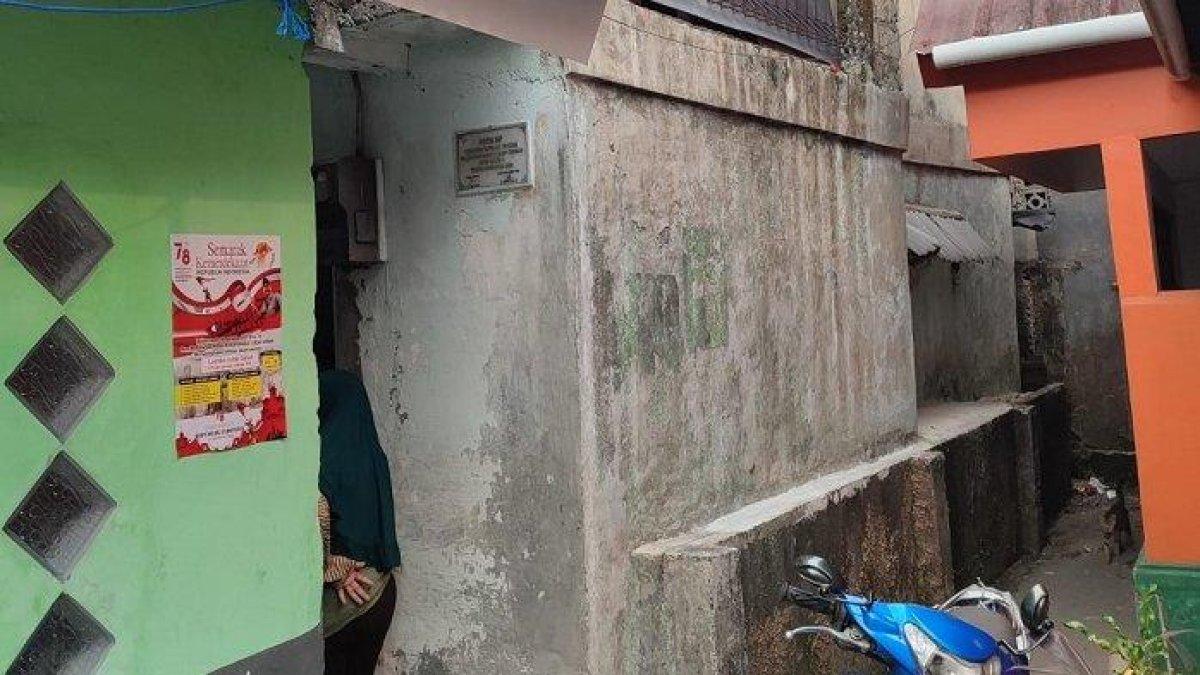 Rumah Erik, pengemis yang mempunyai uang sampai 50 juta di kawasan Ciomas, Kabupaten Bogor, Jumat (1/9/2023).