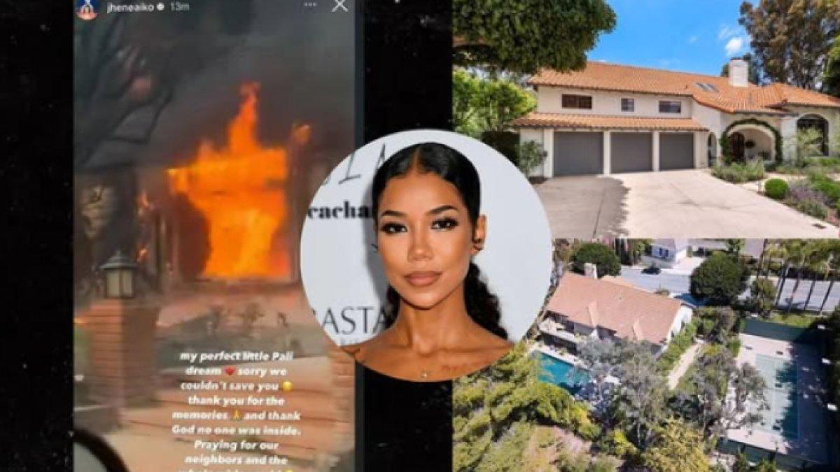 Rumah Jhene Aiko terdampak kebakaran di Los Angeles