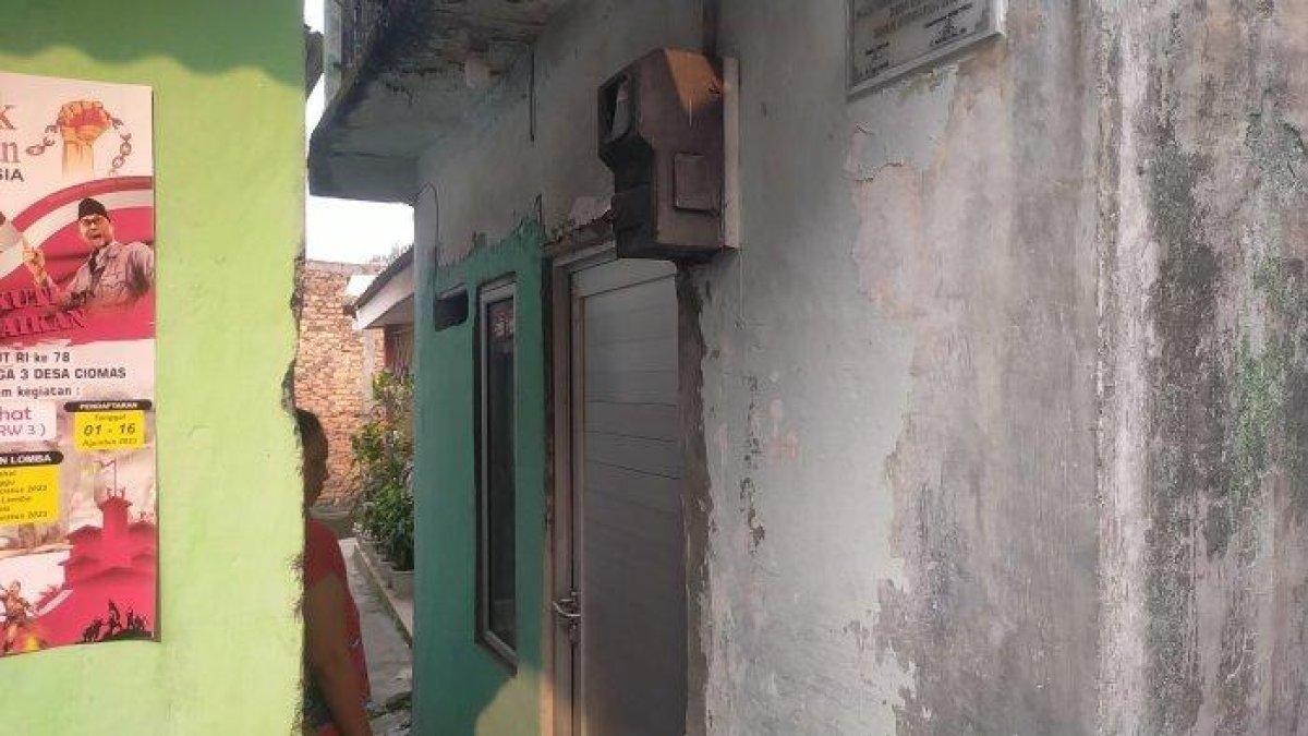 Rumah dari Erik, pengemis yang mempunyai uang sampai 50 Juta, Jumat (1/9/2023).