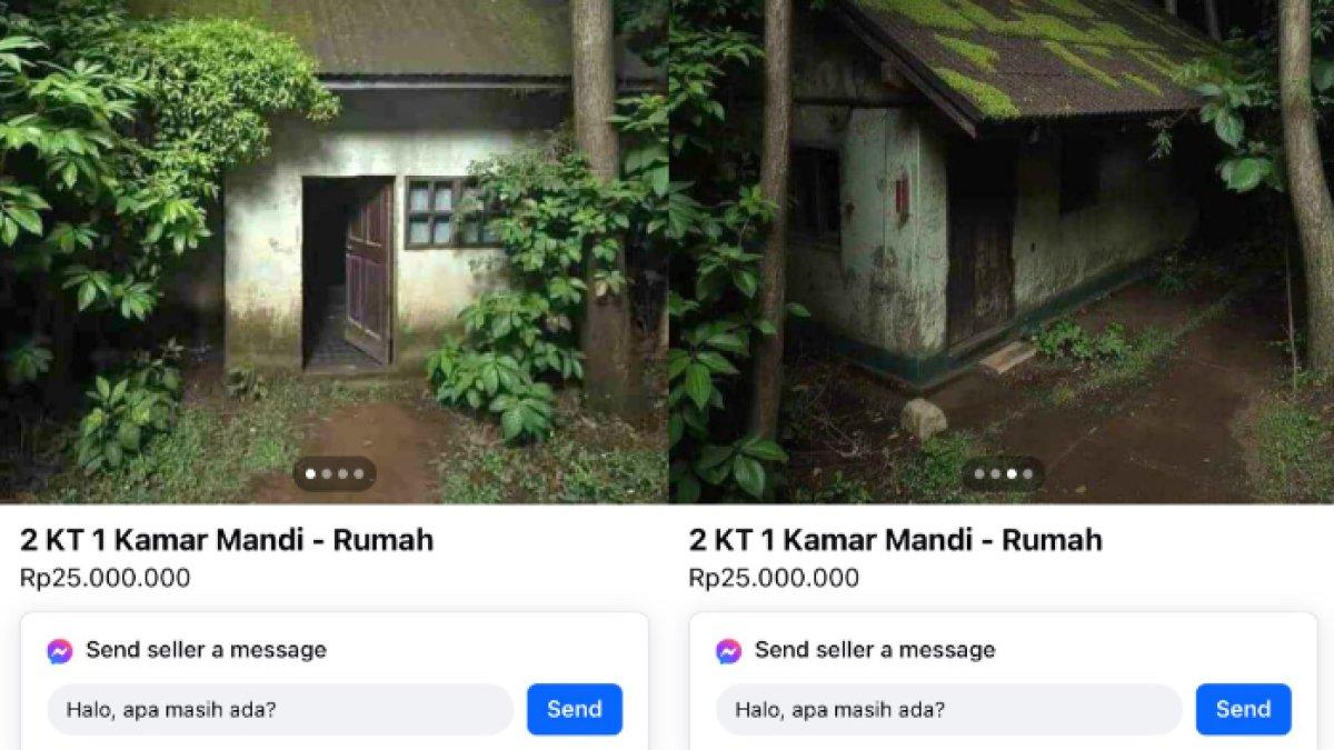 Rumah di Yogyakarta yang dijual dengan harga Rp25 juta
