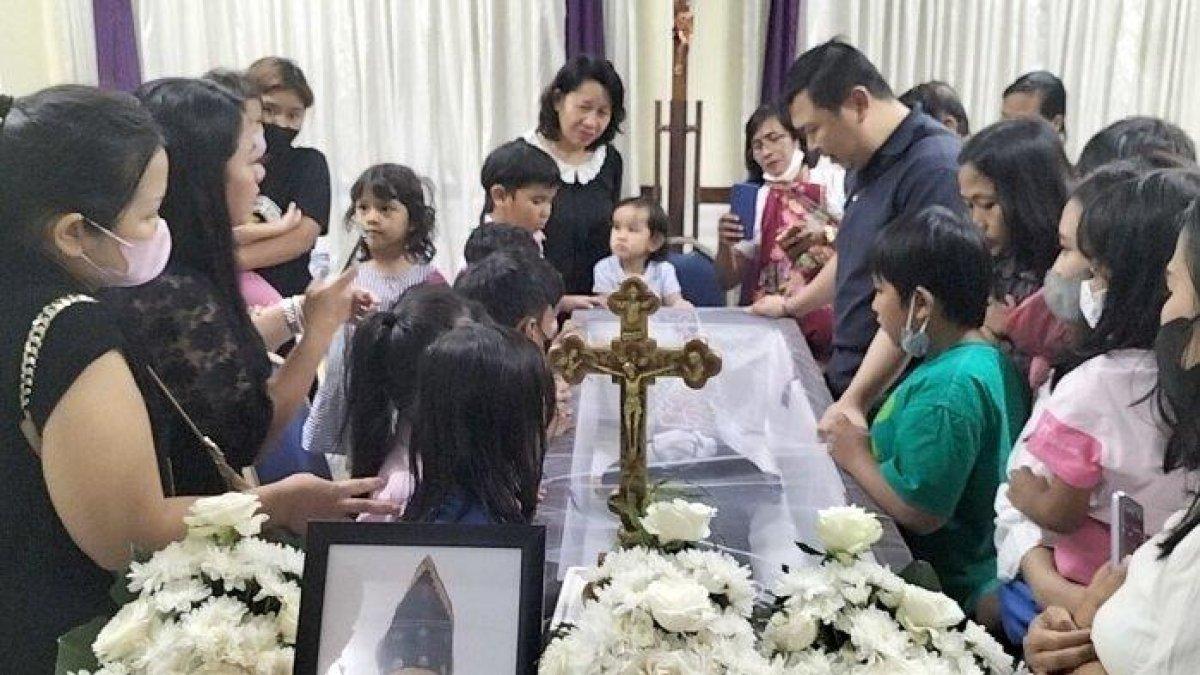 Rumah duka di RS St. Elisabeth Rawalumbu tempat jenazah Alvaro (7), pasien RS Kartika
