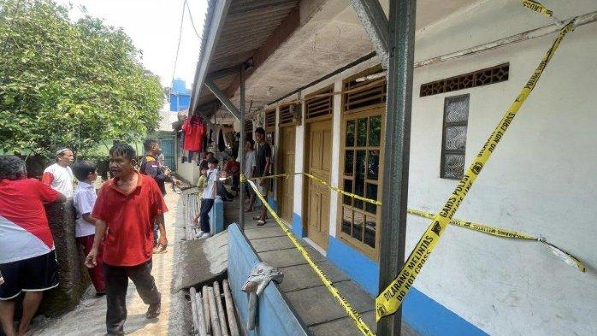 Rumah kontrakan AL (25) ibu muda yang ditemukan tewas di kontrakannya di Kampung Lembur Sawah, Desa Sukasirna, Kecamatan Sukaluyu, Kabupaten Cianjur, Rabu (25/10/2023).