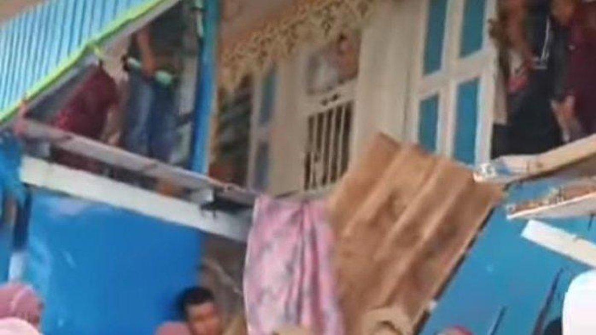 Rumah pengantin ambruk, sejumlah warga Pangkep dikabarkan mengalami luka-luka 
