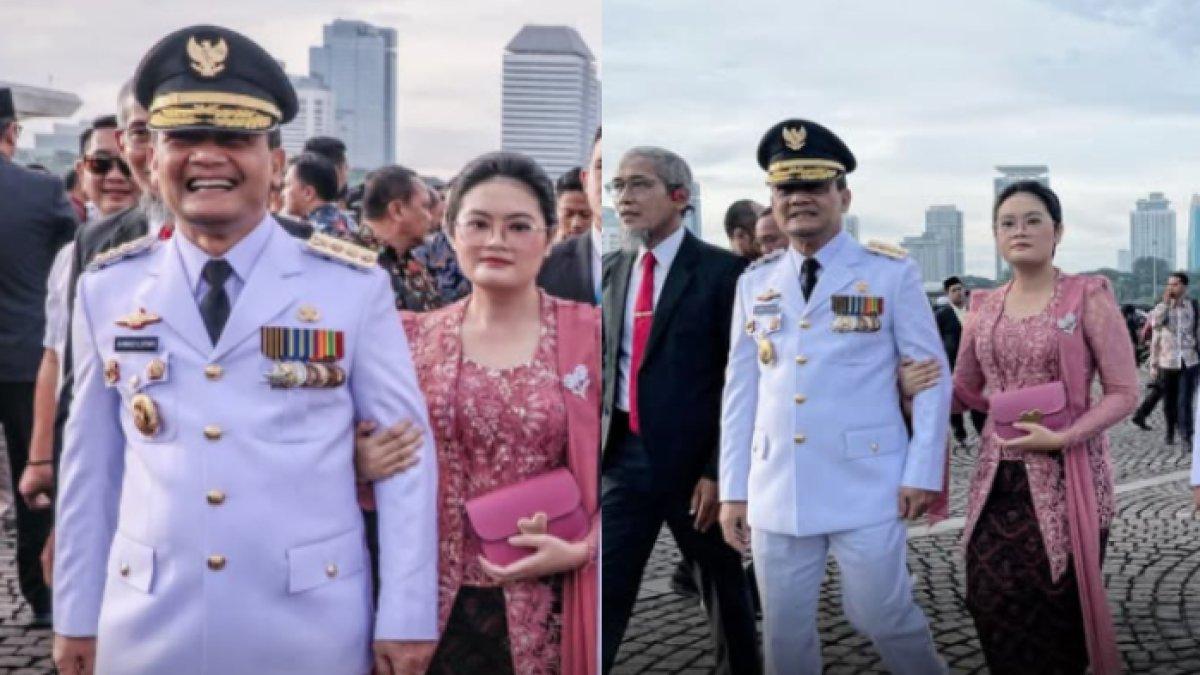SOSOK SARAH AULIA,- Sosok Sarah Aulia, putri dari Ahmad Luthfi yang menggandeng ayahnya di momen pelantikan sebagai Gubernur Jawa Tengah 2025.