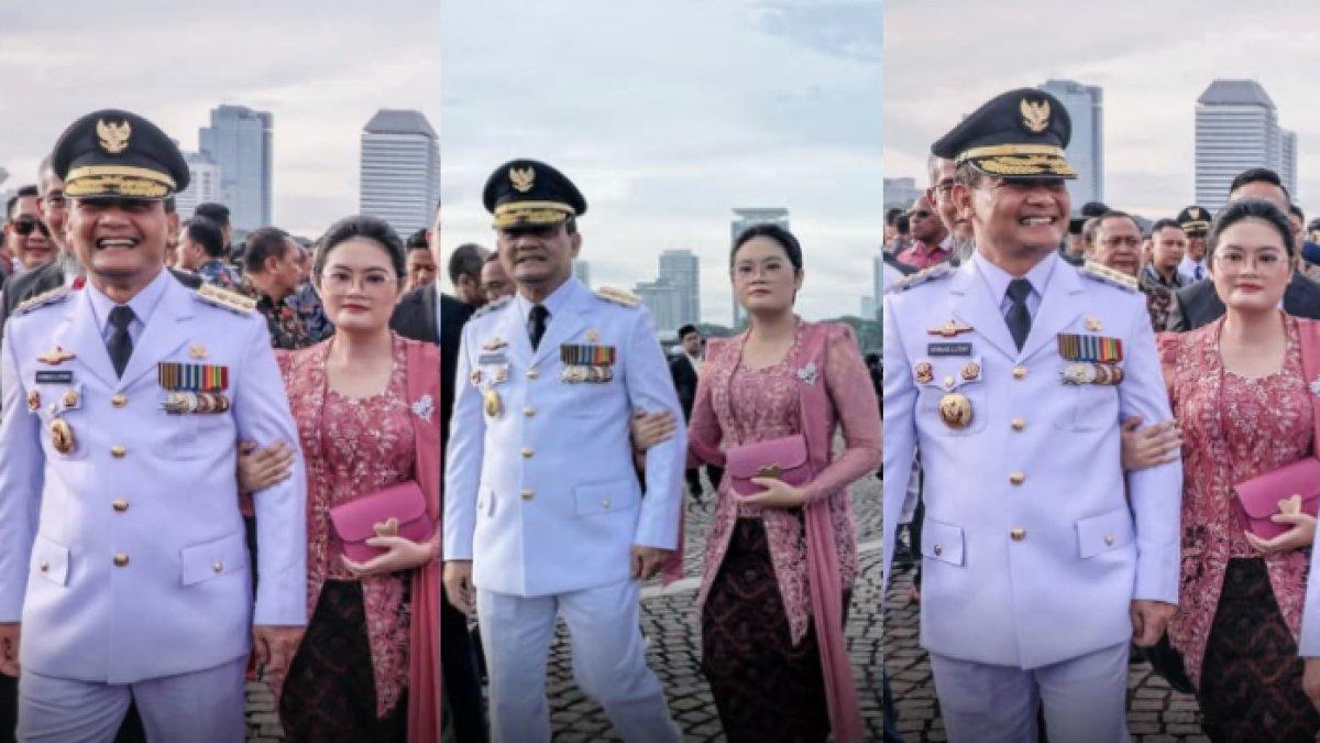 SOSOK SARAH AULIA,- Sosok Sarah Aulia, putri dari Ahmad Luthfi yang menggandeng ayahnya di momen pelantikan sebagai Gubernur Jawa Tengah 2025.