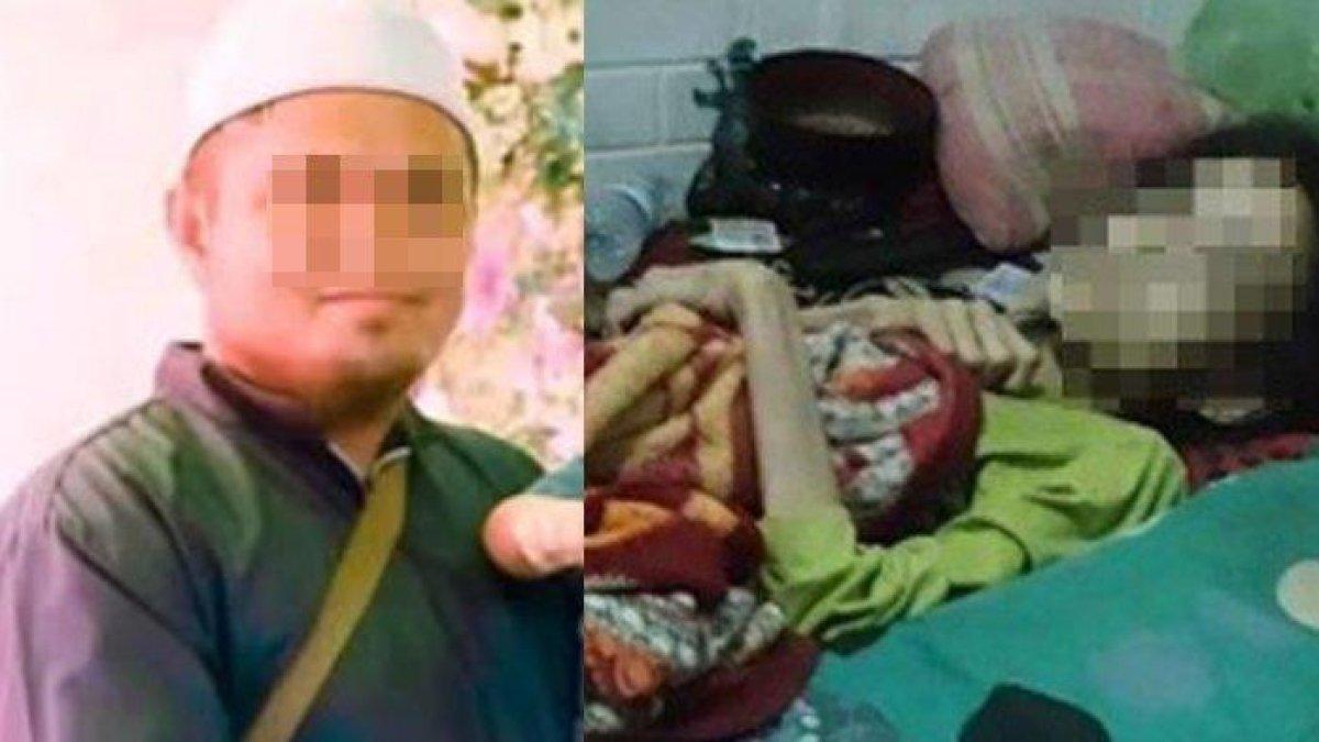 SUAMI SEKAP ISTRI - Tampang Wahyu Saputra (kiri) yang menyekap istrinya, Sindi Purnama Sari (kanan) hingga tubuh korban kurus dan meninggal di Rumah Sakit Hermina Palembang