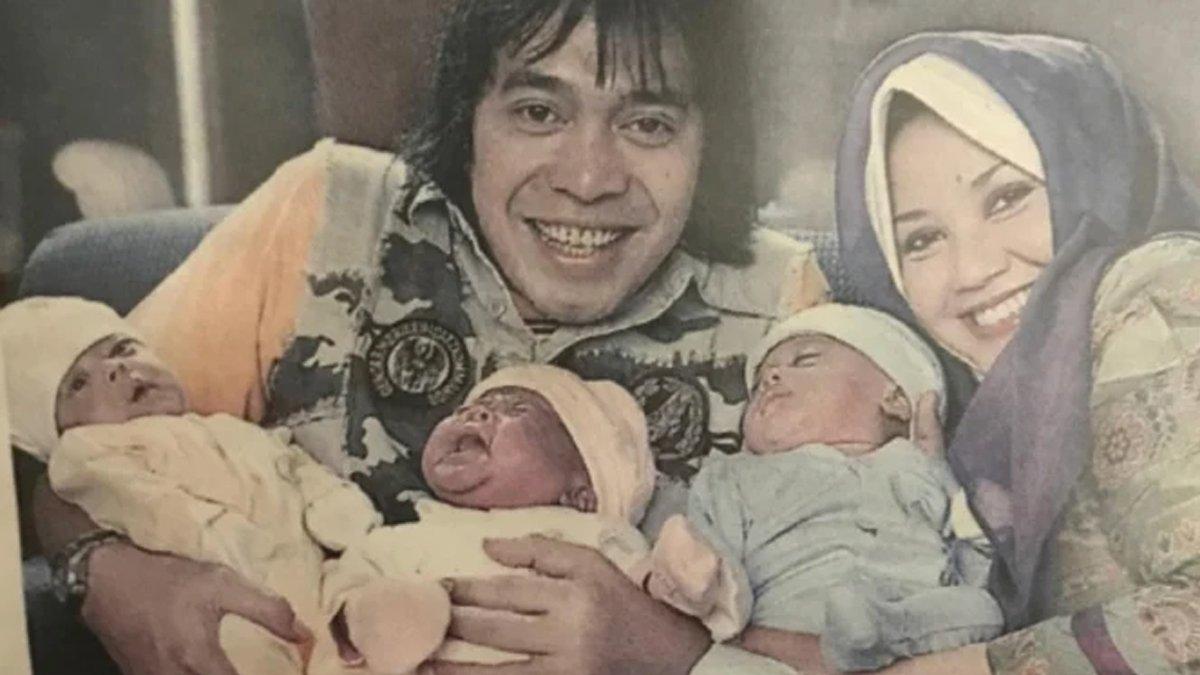 Saat Komeng dan Indra Dewi mendapatkan momongan tiga anak kembar setelah tujuh tahun menikah