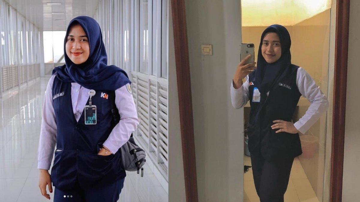 Salsa LIDA kerja sebagai karyawan PT KAI