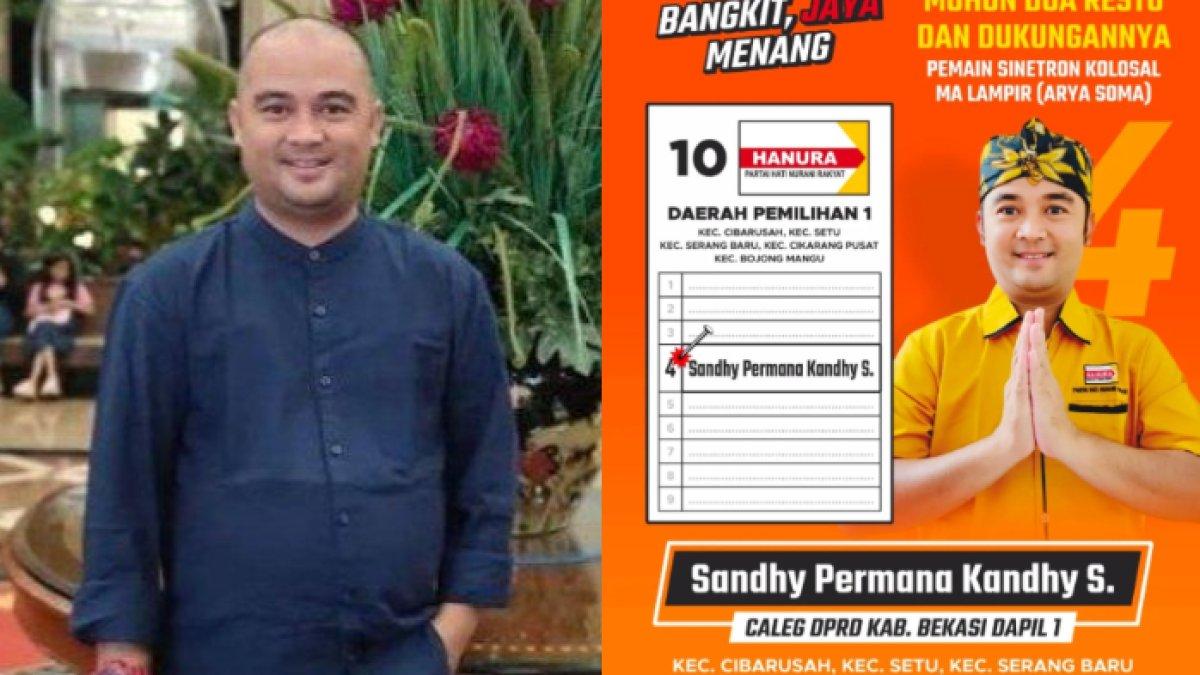 Sandy Permana sempat maju sebagai caleg