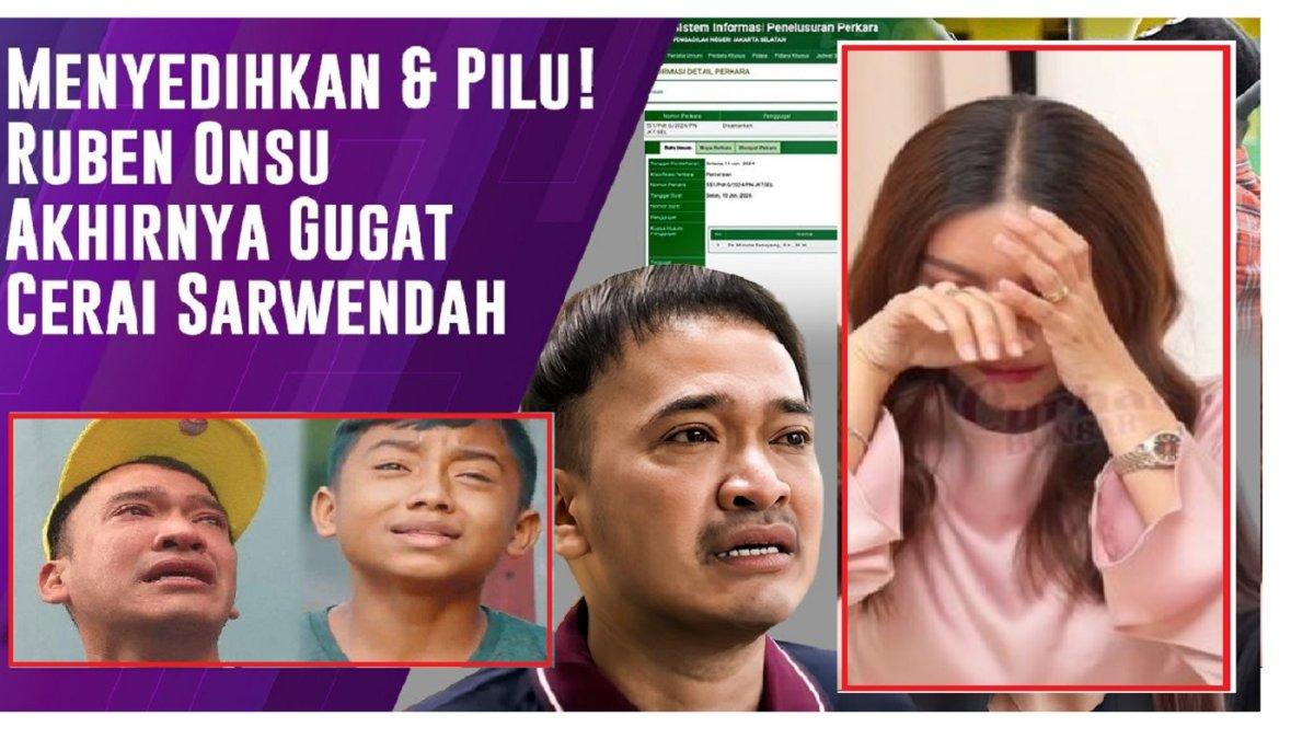 Dada Sarwendah sesak, tubuh ibu asuh Betrand Peto itu bergetar, hatinya serasa hancur berkeping-keping menceritakan latar belakang dicerai Ruben Onsu