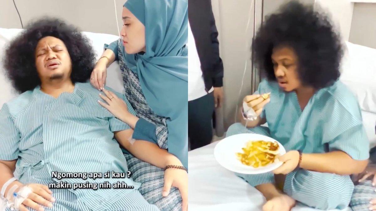 Sebelum meninggal, Babe Cabita tetap bertingkah kocak meski sedang sakit.