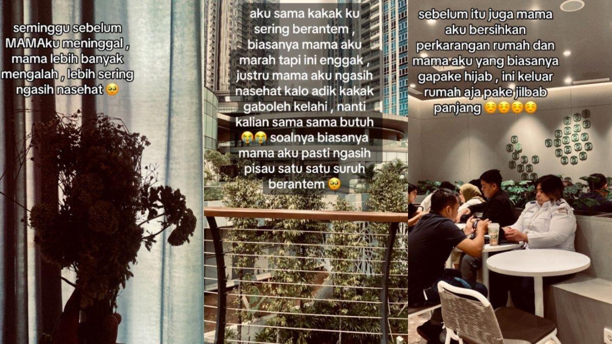Sebelum meninggal sang ibu sudah tunjukkan gelagat tak biasa