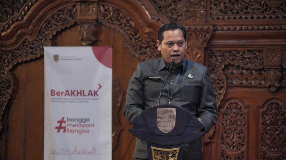 Sekertaris Daerah (Sekda) Klaten Jajang Prihono