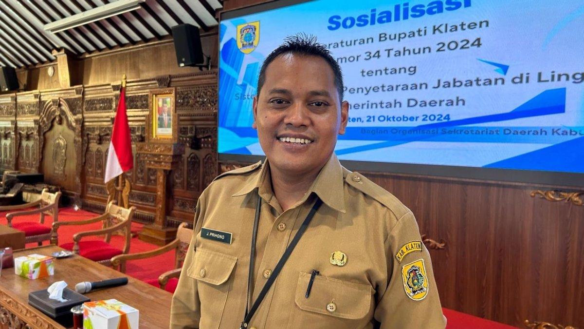 Sekretaris Daerah Kabupaten Klaten Jajang Prihono