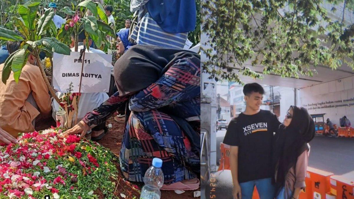 Sela Nur menangisi kepergian Dimas Aditya