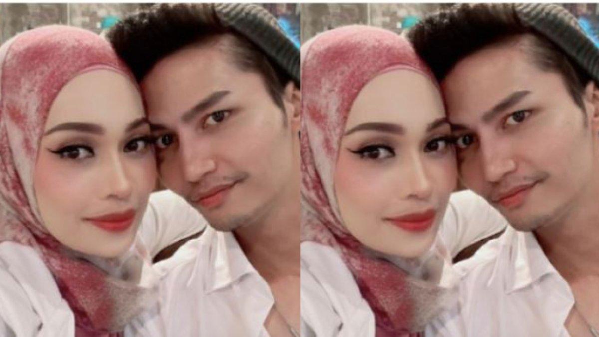 Selebgram Hajar Hanif bersama suaminya