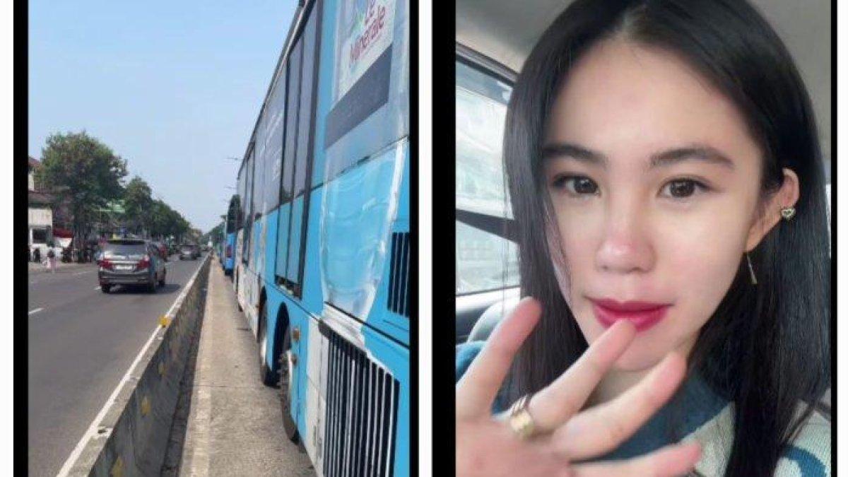 Selebgram Zoe Levana terjebak di jalur busway selama 4 jam.
