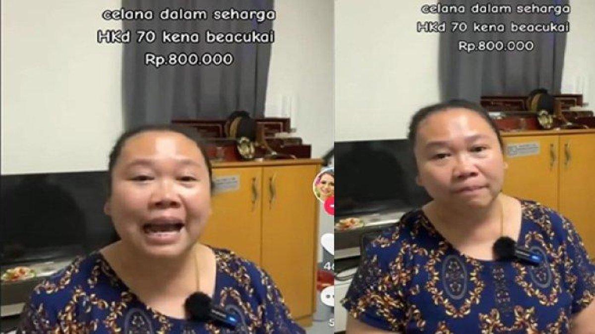 Seorang TKW Hongkong bernama Miss Yuni kecewa dikenai denda Rp 800 ribu karena celana dalam.