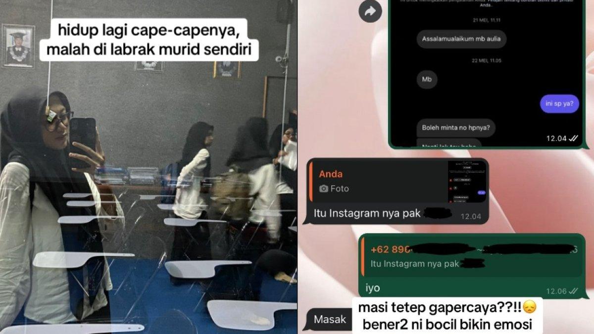 Seorang guru curhat dilabrak muridnya sendiri