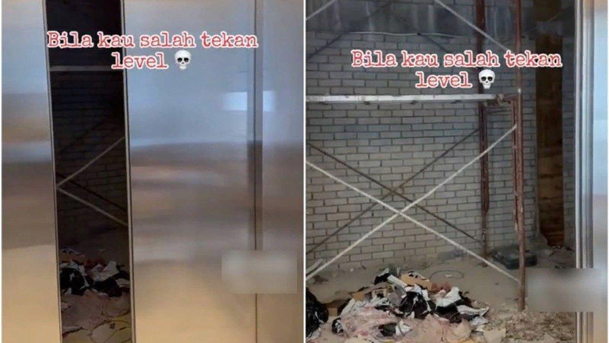 Seorang ibu dan anak syok saat menaiki lift, tiba di ruangan terbengkalai.