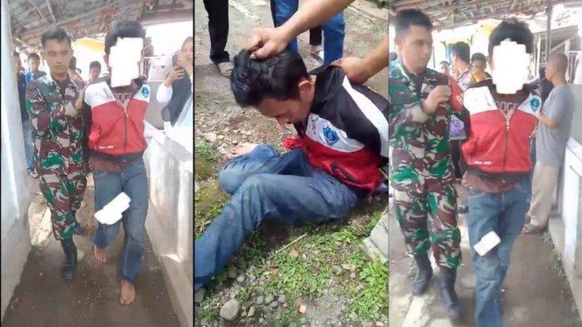 Seorang laki-laki dilaporkan babak belur dihajar massa lantaran diduga hendak melakukan tindak asusila terhadap murid SD di Kecamatan Singaparna, Kabupaten Tasikmalaya, Jawa Barat pada Rabu (17/1/2024).