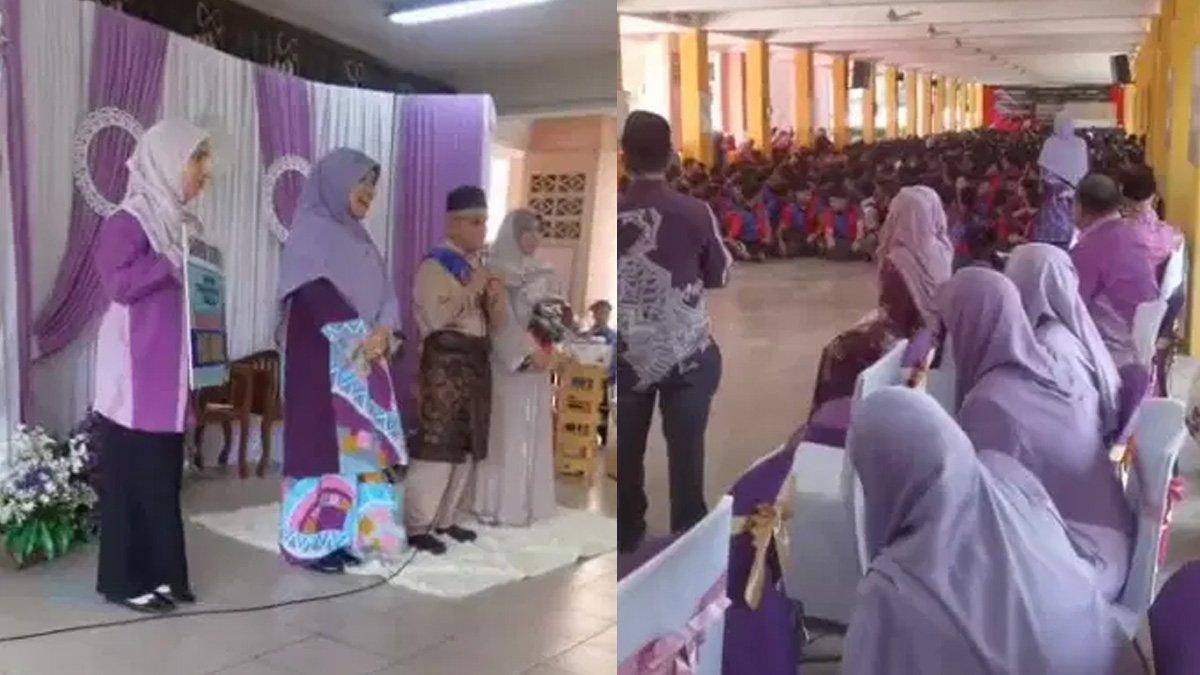 Seorang murid dapat hadiah umrah dari gurunya yang hendak pensiun.