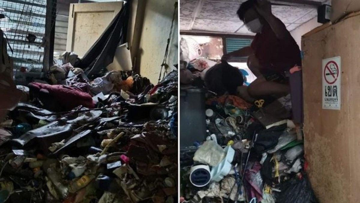 Seorang pemilik kos syok melihat tingkah laku penyewanya, gemar mengoleksi sampah hingga menggunung sampai ke plafon