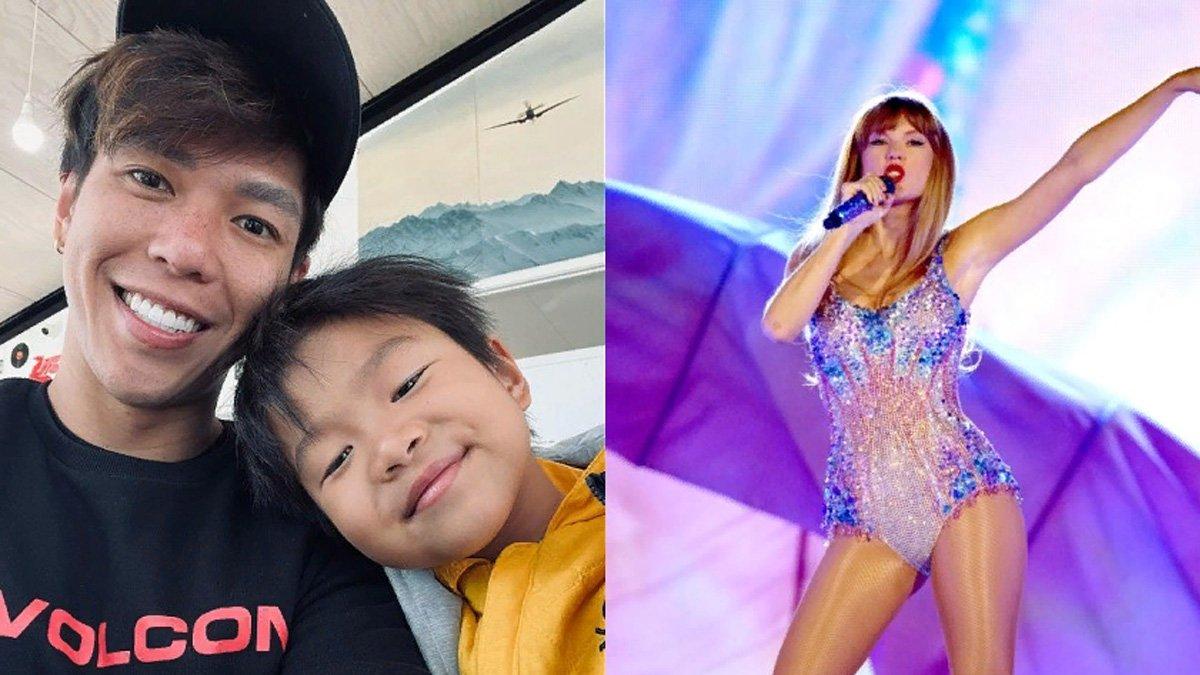 Seorang pria berikan 2 tiket konser Taylor Swfit untuk orang lain.